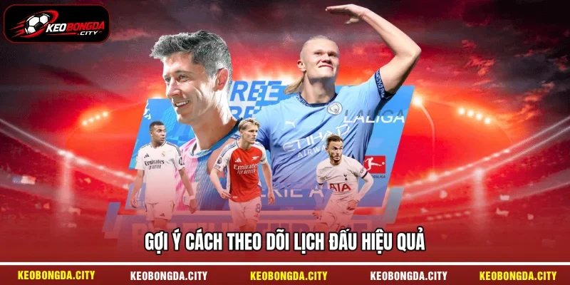 Gợi ý cách theo dõi lịch đấu hiệu quả 