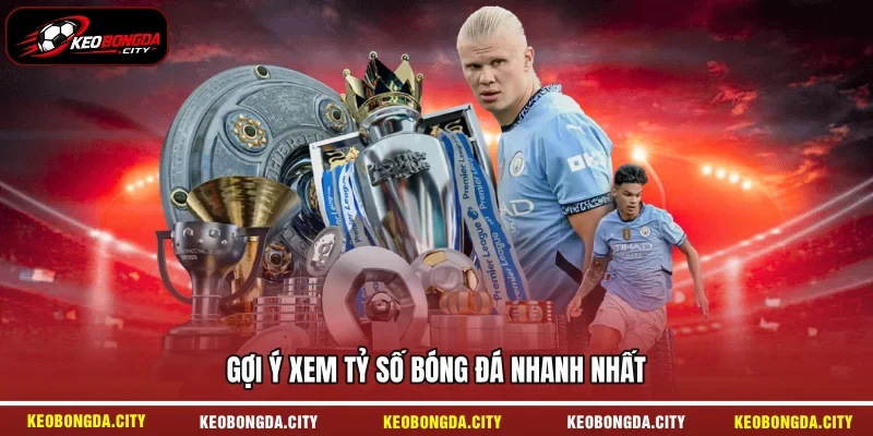 Gợi ý xem tỷ số bóng đá nhanh nhất